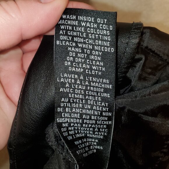 BAGATELLE COLLECTION Sz. XL Black Vegan Leather Pants! Club, Sexy Y2K Party - Picture 9 of 14